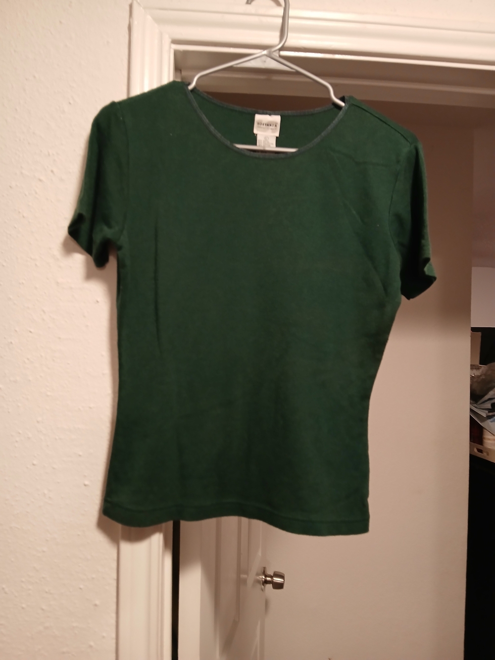 Sostanza Dark Green Women's Short Sleeve Crew Tee